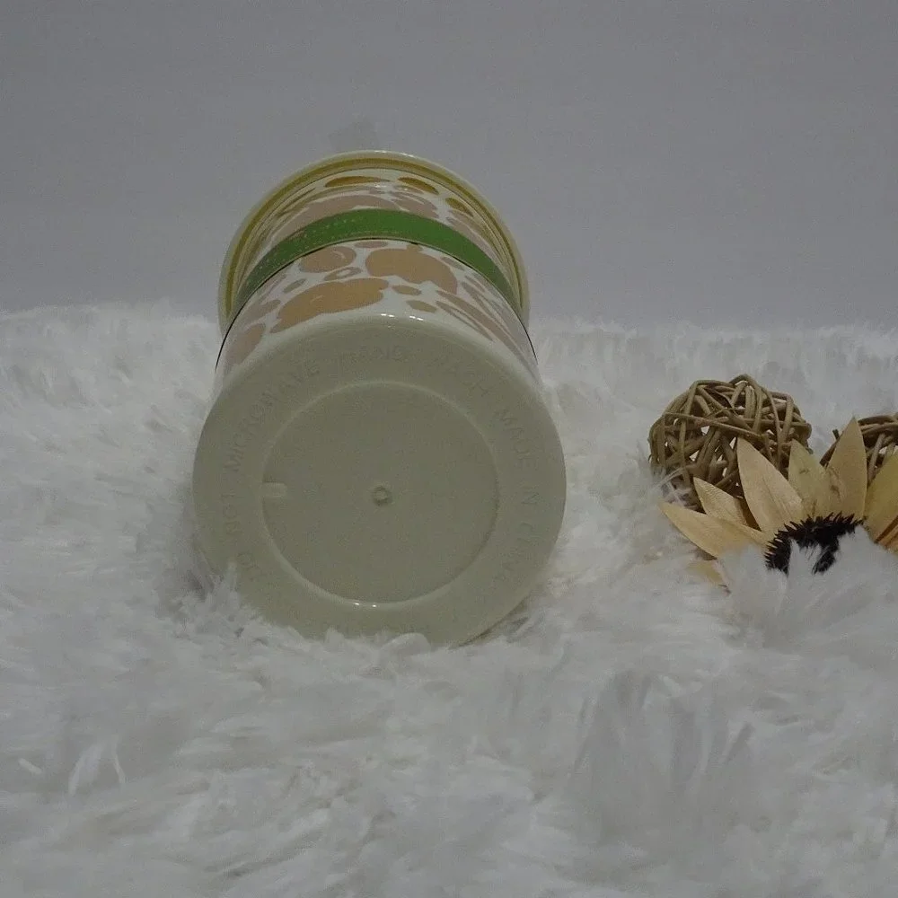 Kate Spade GOLDEN FLORAL Tumbler With Lid Acrylic Preppy Floral Stylish